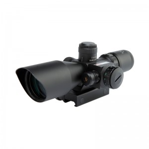 Great Standard Tactical 2.5-10×40 Red Green Laser Scope with Red Laser Sight Optic