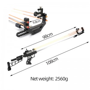 مقلاع بندقية في الهواء الطلق مقلاع صيد سوبر مع منجنيق بندقية الهدف الميكانيكية