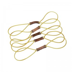 Slingshot rubber band is wear-resistant and not easy to break. Traditional steel ball rubber band 1745