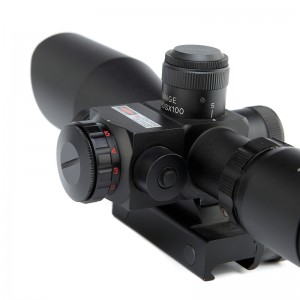 Great Standard Tactical 2.5-10×40 Red Green Laser Scope with Red Laser Sight Optic