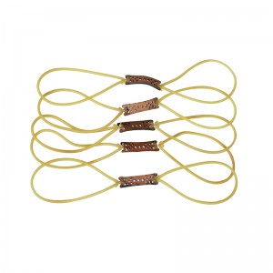 Slingshot rubber band is wear-resistant and not easy to break. Traditional steel ball rubber band 1745