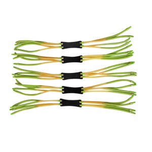 Strong 8-strand double layer rubber band slingshot outdoor special inner piercing slingshot leather