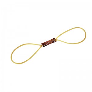 Slingshot rubber band is wear-resistant and not easy to break. Traditional steel ball rubber band 1745