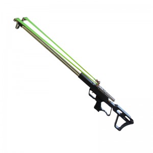 This is a new powerful multi-functional rifle catapult with flat rubber belt and powerful super catapult