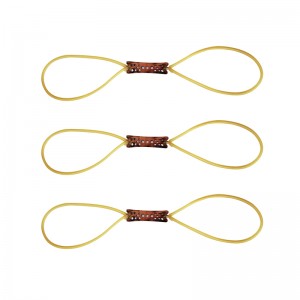 Slingshot rubber band is wear-resistant and not easy to break. Traditional steel ball rubber band 1745