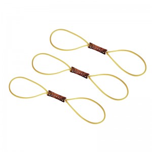 Slingshot rubber band is wear-resistant and not easy to break. Traditional steel ball rubber band 1745