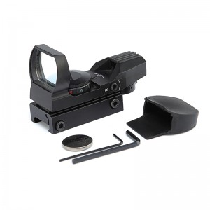 HD101 Red Dot Sight Holographic Red Green Dot Sight Scope Reflex Sight Reflex 4 Reticle Optics Scope