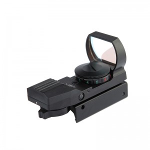 HD101 Red Dot Sight Holographic Red Green Dot Sight Scope Reflex Sight Reflex 4 Reticle Optics Scope