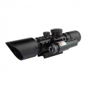 Promotion price tactical Optics Sight Scope 3-10x42EG M9 Hunting Sights scope With Red Laser