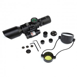 Promotion price tactical Optics Sight Scope 3-10x42EG M9 Hunting Sights scope With Red Laser